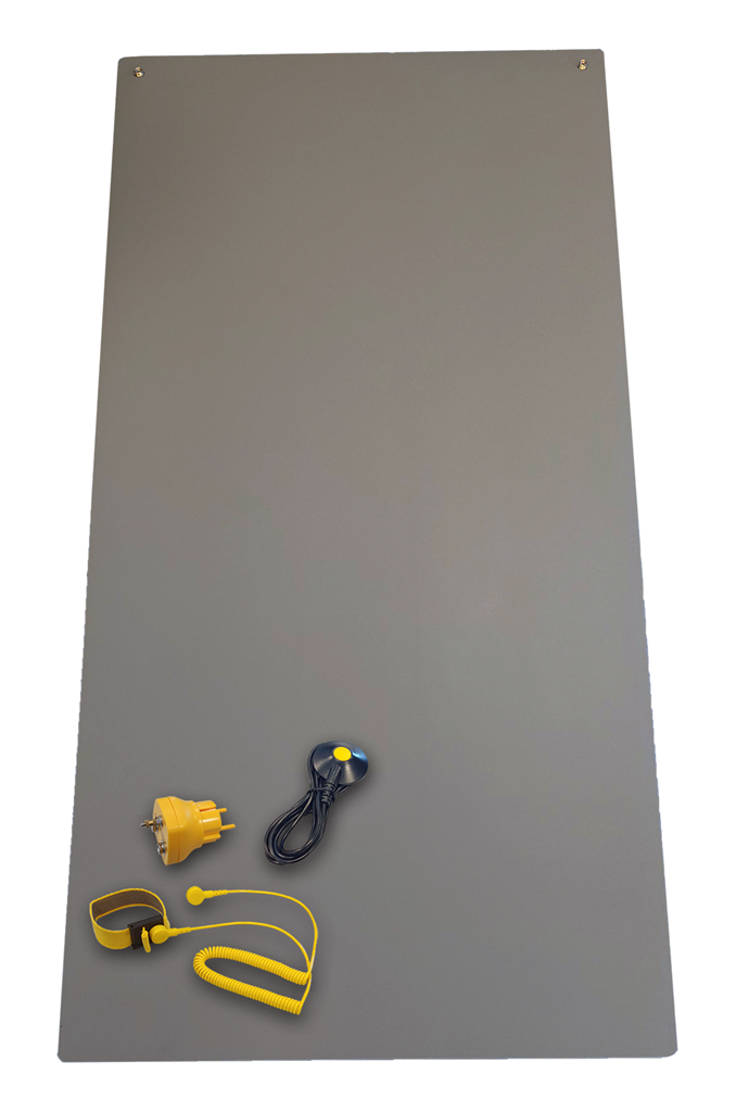 ESD-Tischmatten Set Pro - L, L (600x1200mm), grau