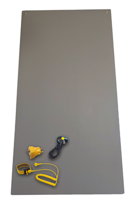 ESD-Tischmatten Set Pro - L, L (600x1200mm), grau